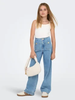 KOGMADELINE Høy midje Wide Leg Fit Jeans