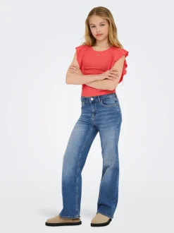KOGMADISON Middels høy midje Wide Leg Fit Jeans