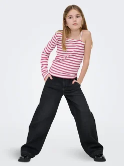 KOGNEW Middels høy midje Wide Leg Fit Jeans