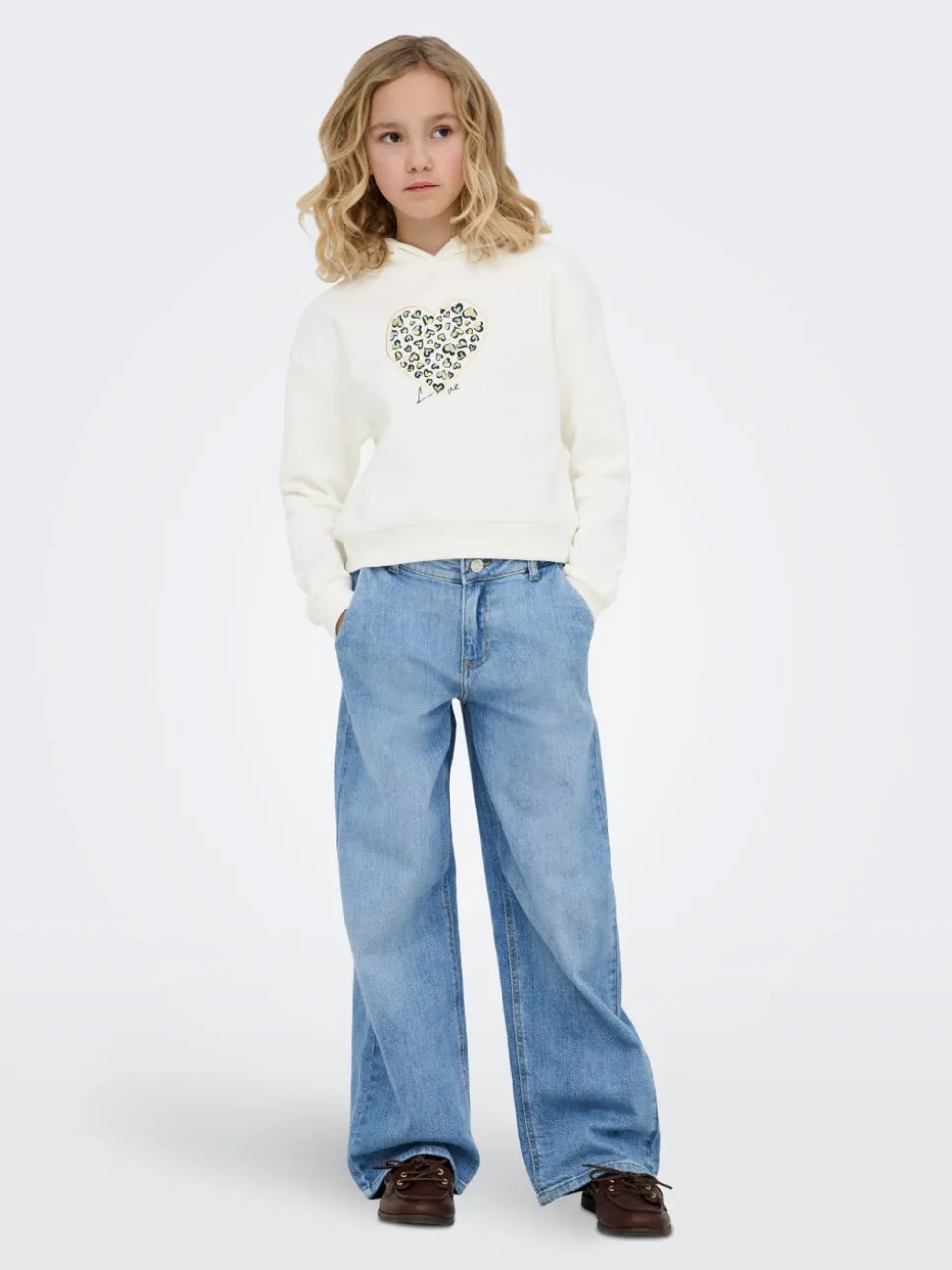 KOGPALMA Middels høy midje Wide Leg Fit Jeans