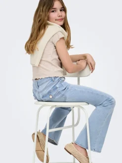 KOGPHOEBE Lav midje Flared Fit Jeans