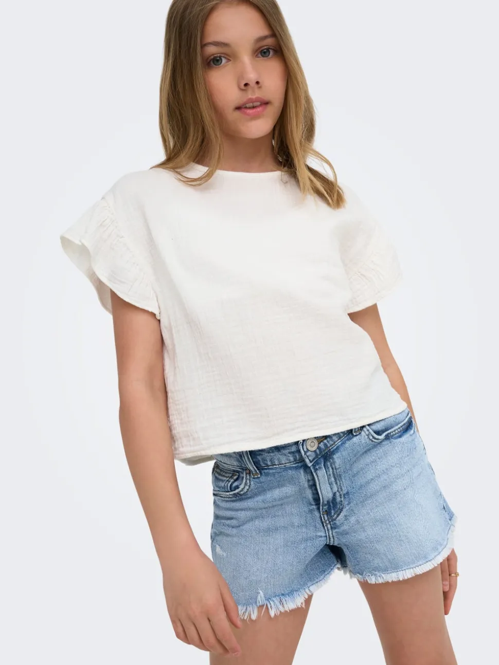 KOGROBYN Straight Fit Denimshorts