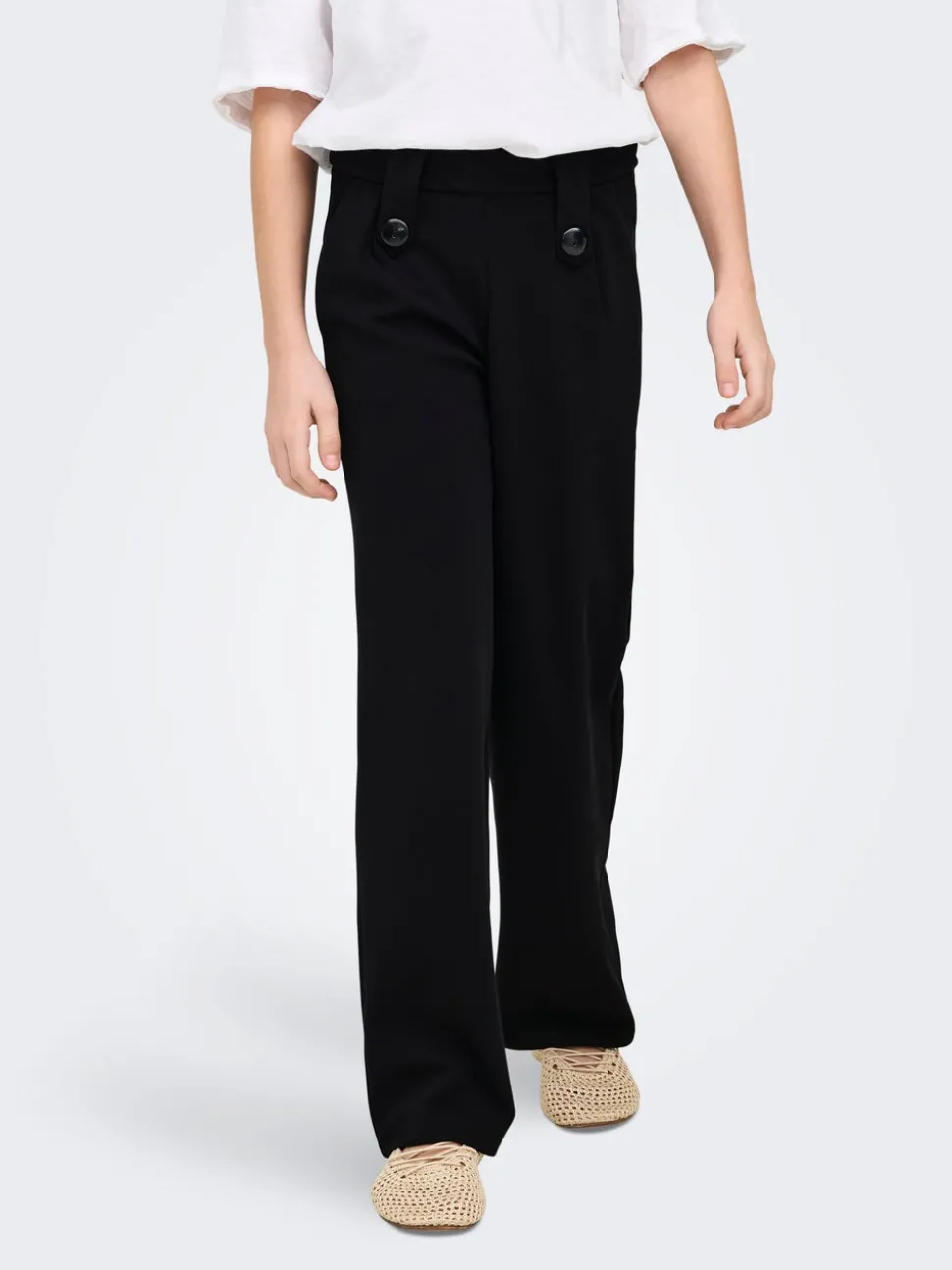 KOGSANIA Regular Fit Bukser med vide ben
