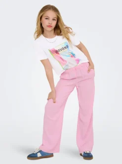 KOGSIESTA Straight Fit Lin Bukser