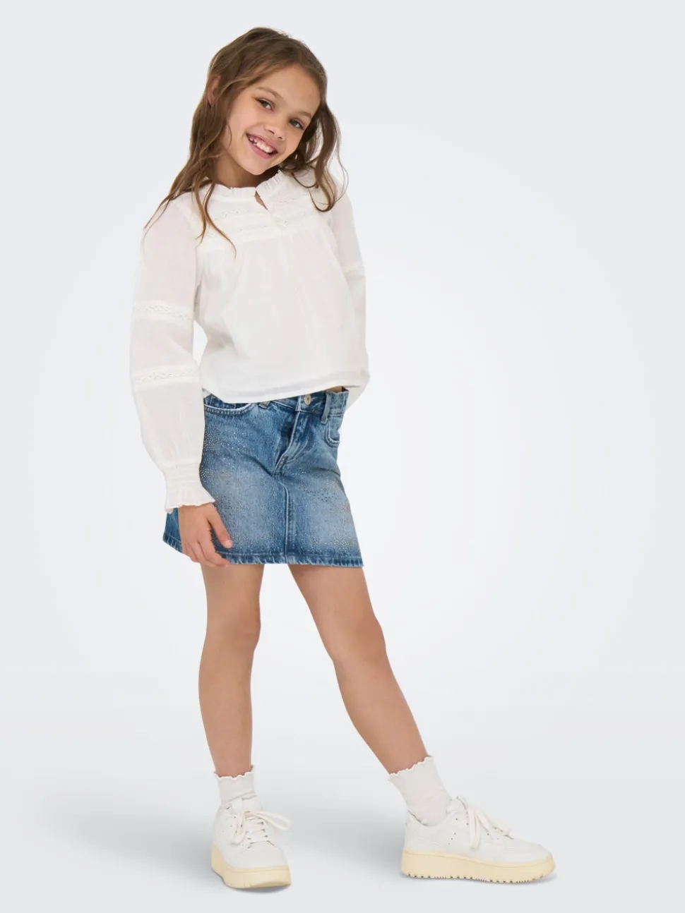 KOGSTELLA Denim Denimskjørt Kort skjørt