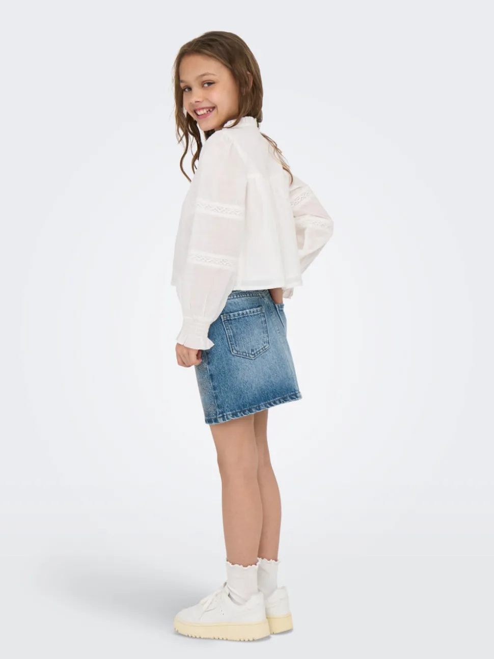 KOGSTELLA Denim Denimskjørt Kort skjørt