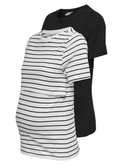 OLMBLOOM 2-pack T-skjorte