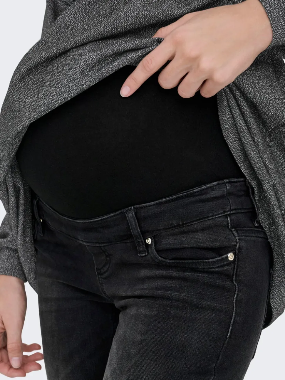 OLMBLUSH Middels høy midje Flared Fit Jeans