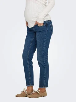 OLMBLUSH Middels høy midje Skinny Fit Ankellengde Jeans