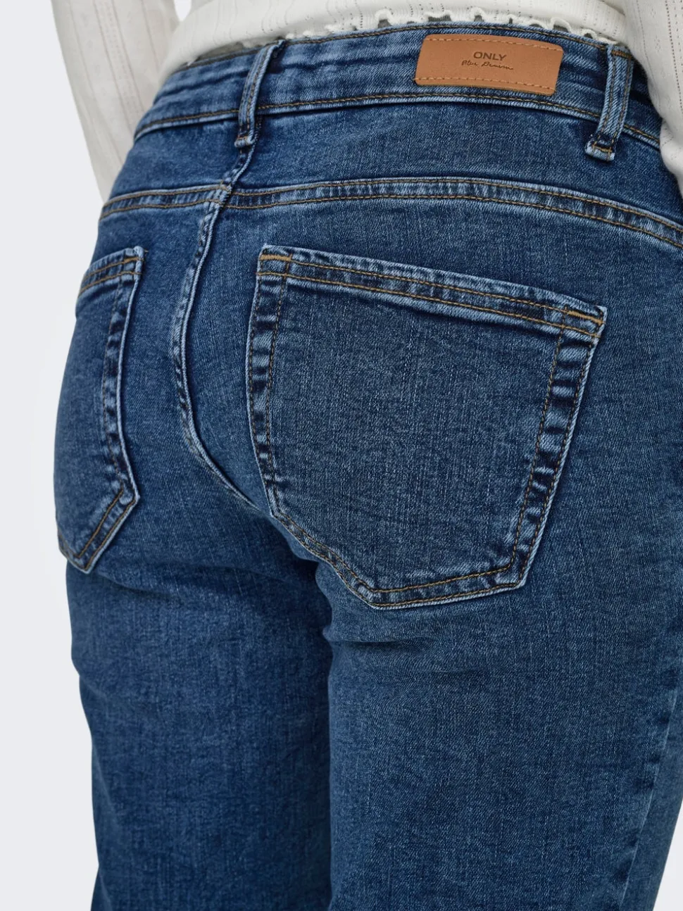 OLMBLUSH Middels høy midje Skinny Fit Ankellengde Jeans
