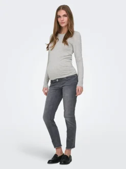 OLMBLUSH Middels høy midje Skinny Fit Ankellengde Jeans