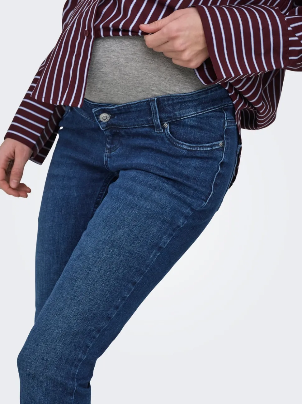 OLMBLUSH Skinny Fit Ankellengde Jeans