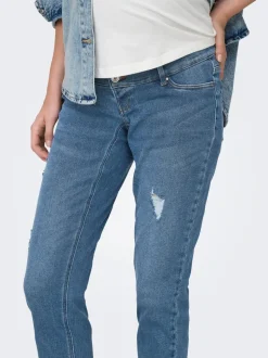 OLMCATWALK Høy midje Mom Fit Ankellengde Jeans