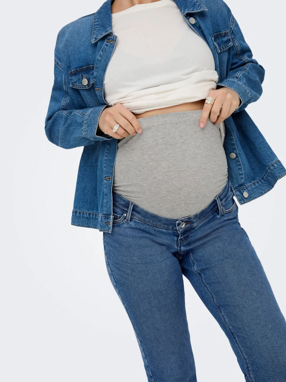OLMCATWALK Høy midje Mom Fit Jeans