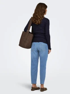 OLMCATWALK Høy midje Mom Fit Ankellengde Jeans