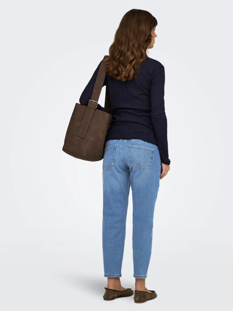 OLMCATWALK Høy midje Mom Fit Ankellengde Jeans