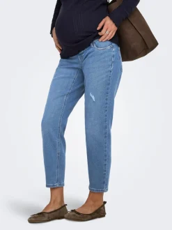 OLMCATWALK Høy midje Mom Fit Ankellengde Jeans