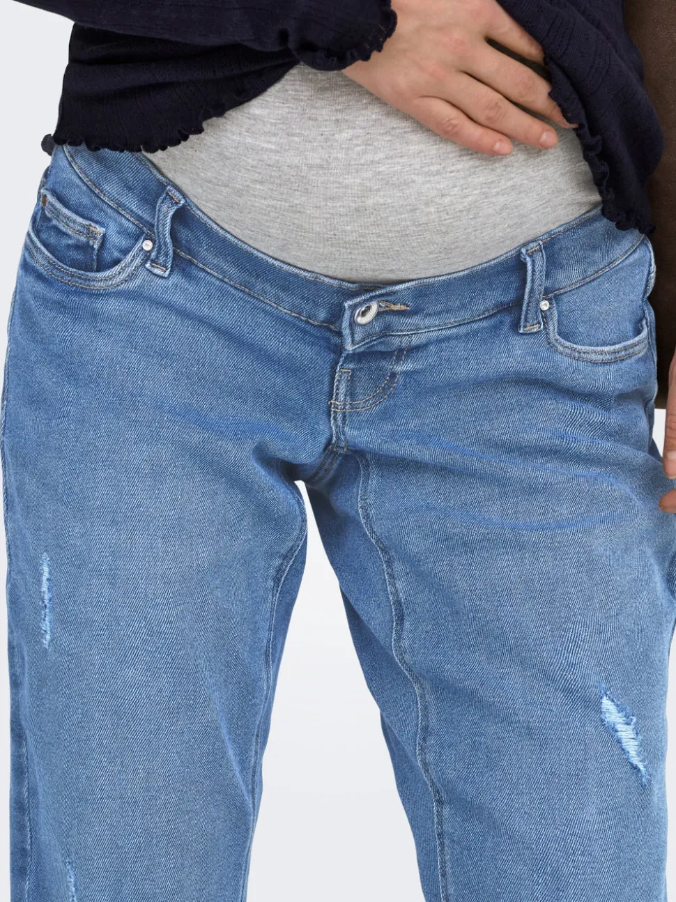 OLMCATWALK Høy midje Mom Fit Ankellengde Jeans