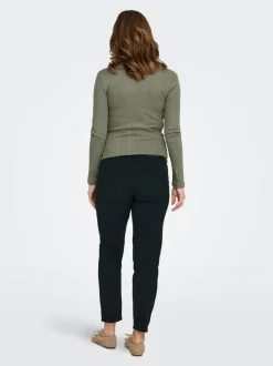 OLMCATWALK Høy midje Slim Tapered Fit Ankellengde Jeans