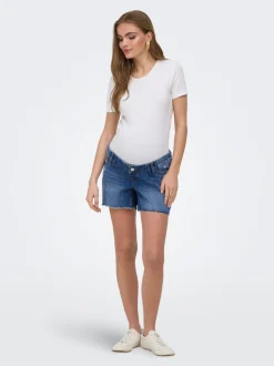 OLMGABI Middels høy midje Regular Fit Denimshorts