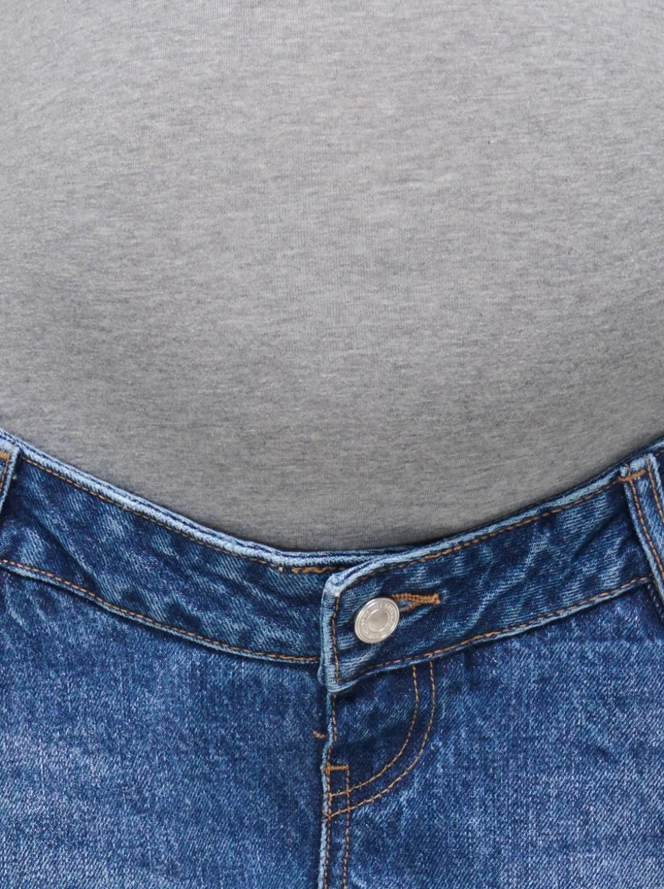 OLMGABI Middels høy midje Regular Fit Denimshorts