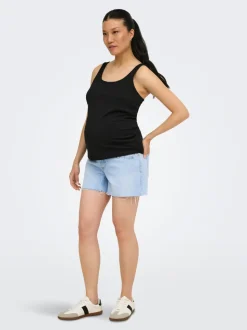 OLMGABI Middels høy midje Regular Fit Denimshorts
