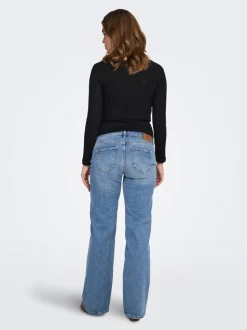 OLMJUICY Høy midje Straight Fit Jeans