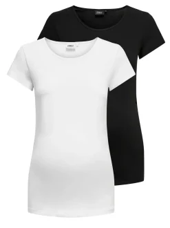OLMLOVELY 2-pack T-skjorte