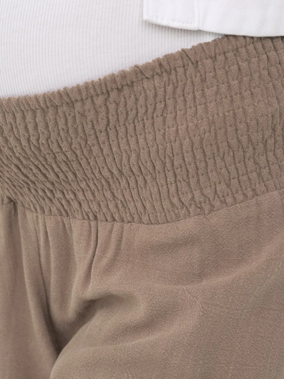 OLMSIESTA Middels høy midje Regular Fit Lin Shorts