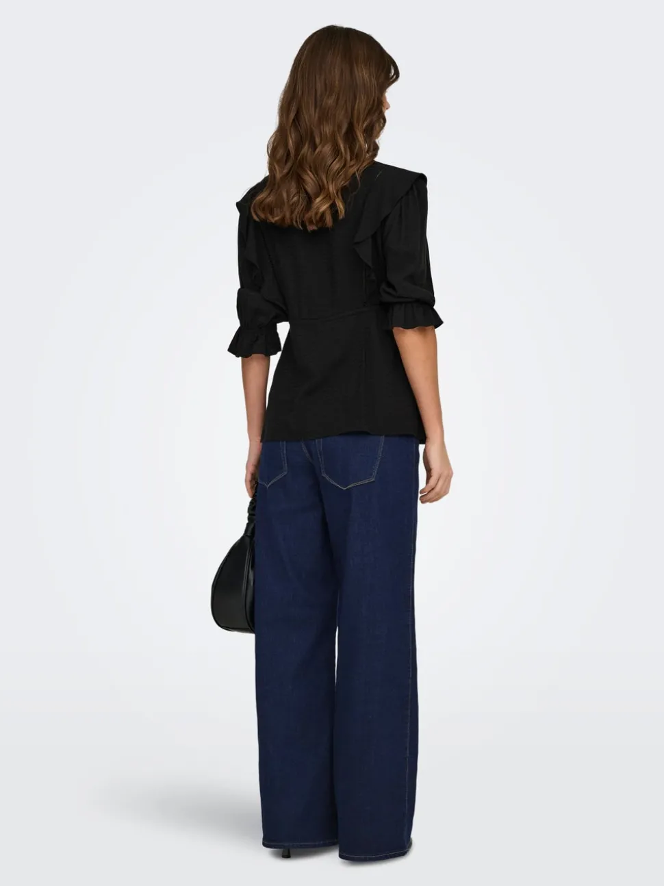 OLMSNOW Høy midje Wide Leg Fit Jeans