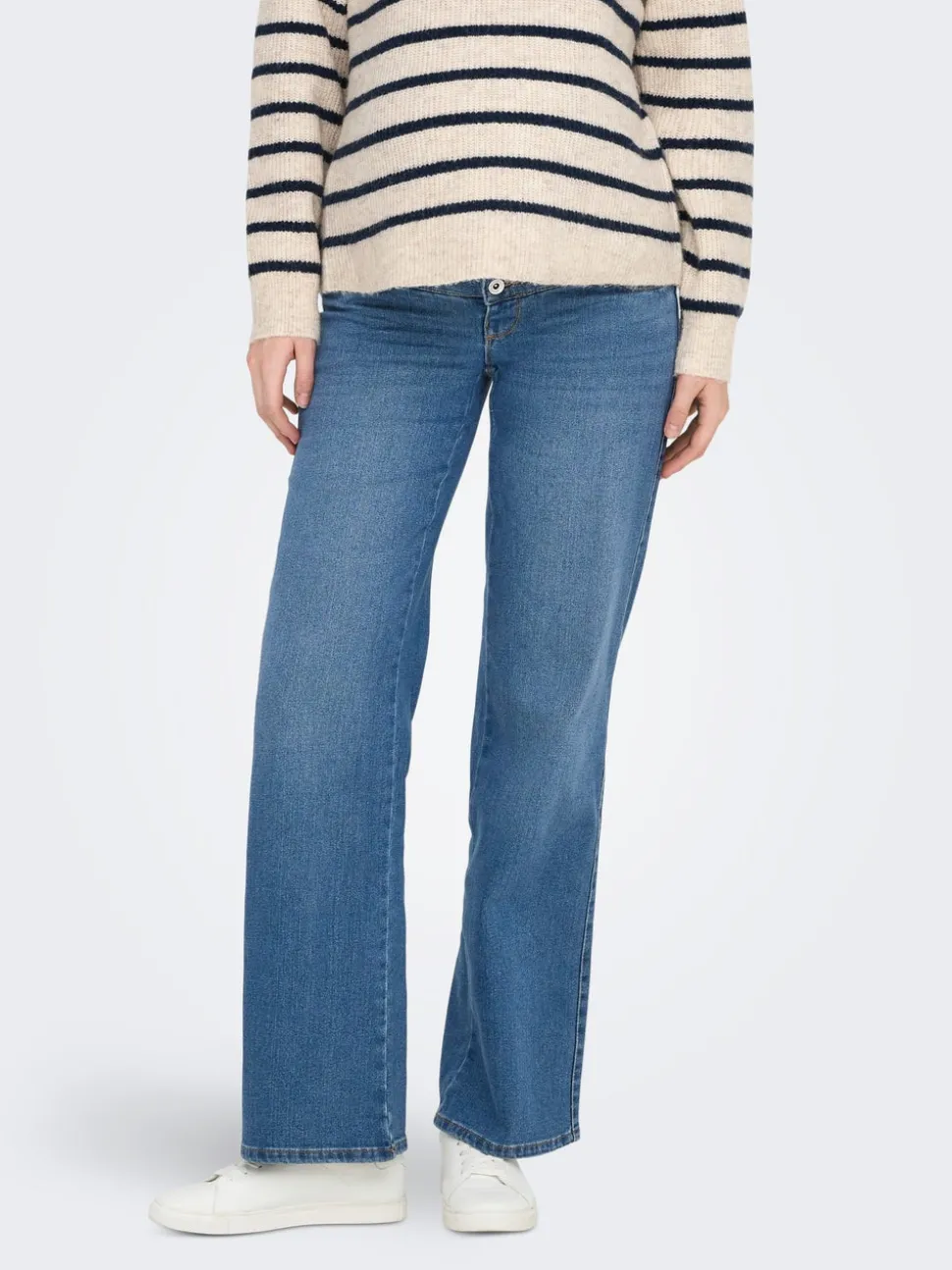OLMSNOW Høy midje Wide Leg Fit Jeans