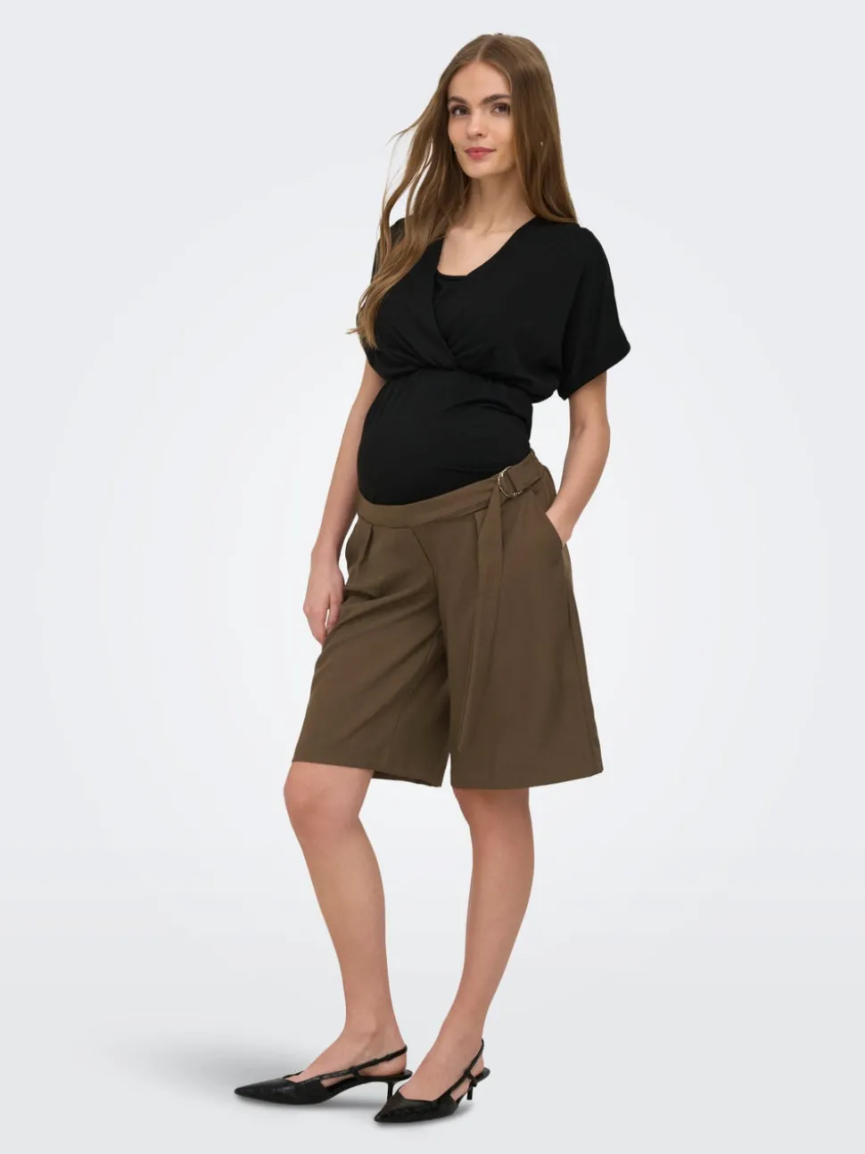 OLMVICTORIA Høy midje Regular Fit Shorts