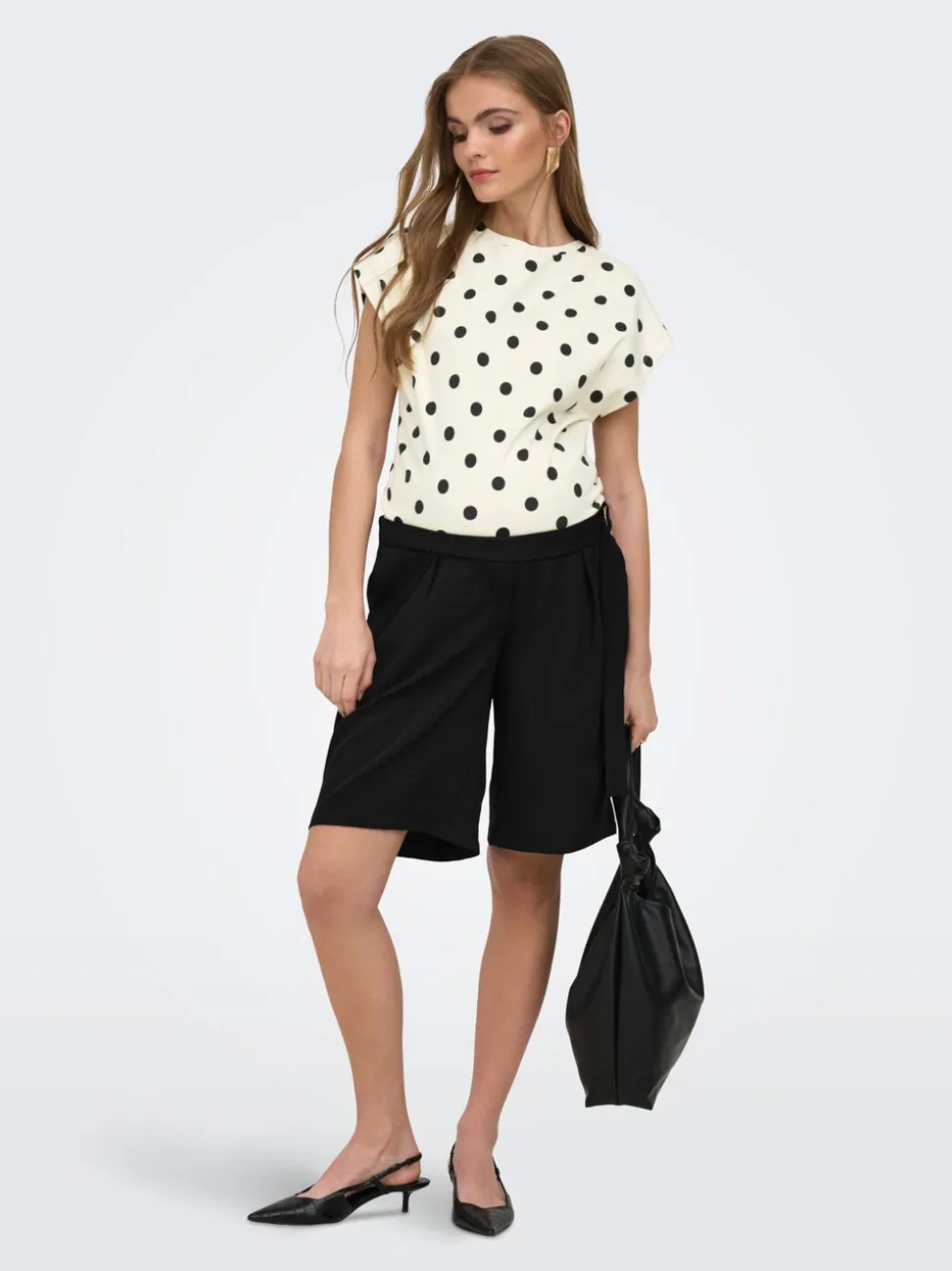 OLMVICTORIA Høy midje Regular Fit Shorts