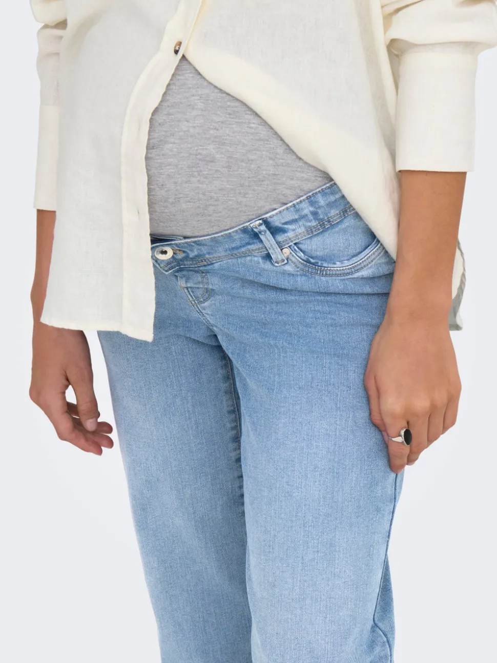 OLMWAUW Middels høy midje Wide Leg Fit Jeans