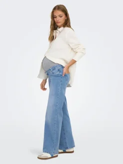 OLMWAUW Middels høy midje Wide Leg Fit Jeans