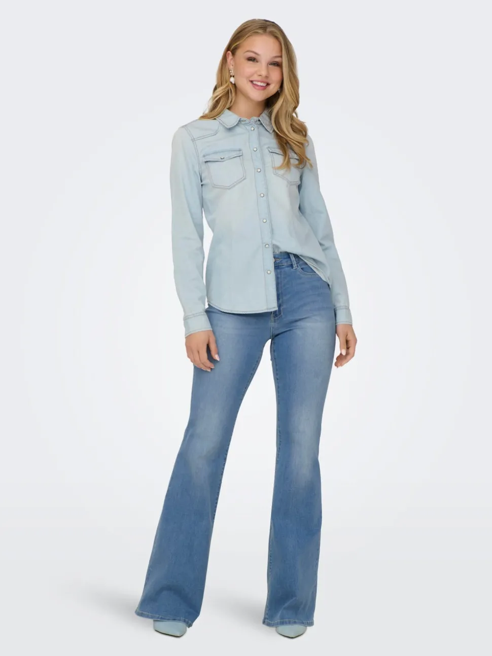 ONLALEXA Denimskjorte