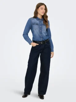 ONLALEXA Denimskjorte