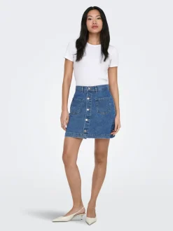 ONLAMAZING Denim Denimskjørt Kort skjørt