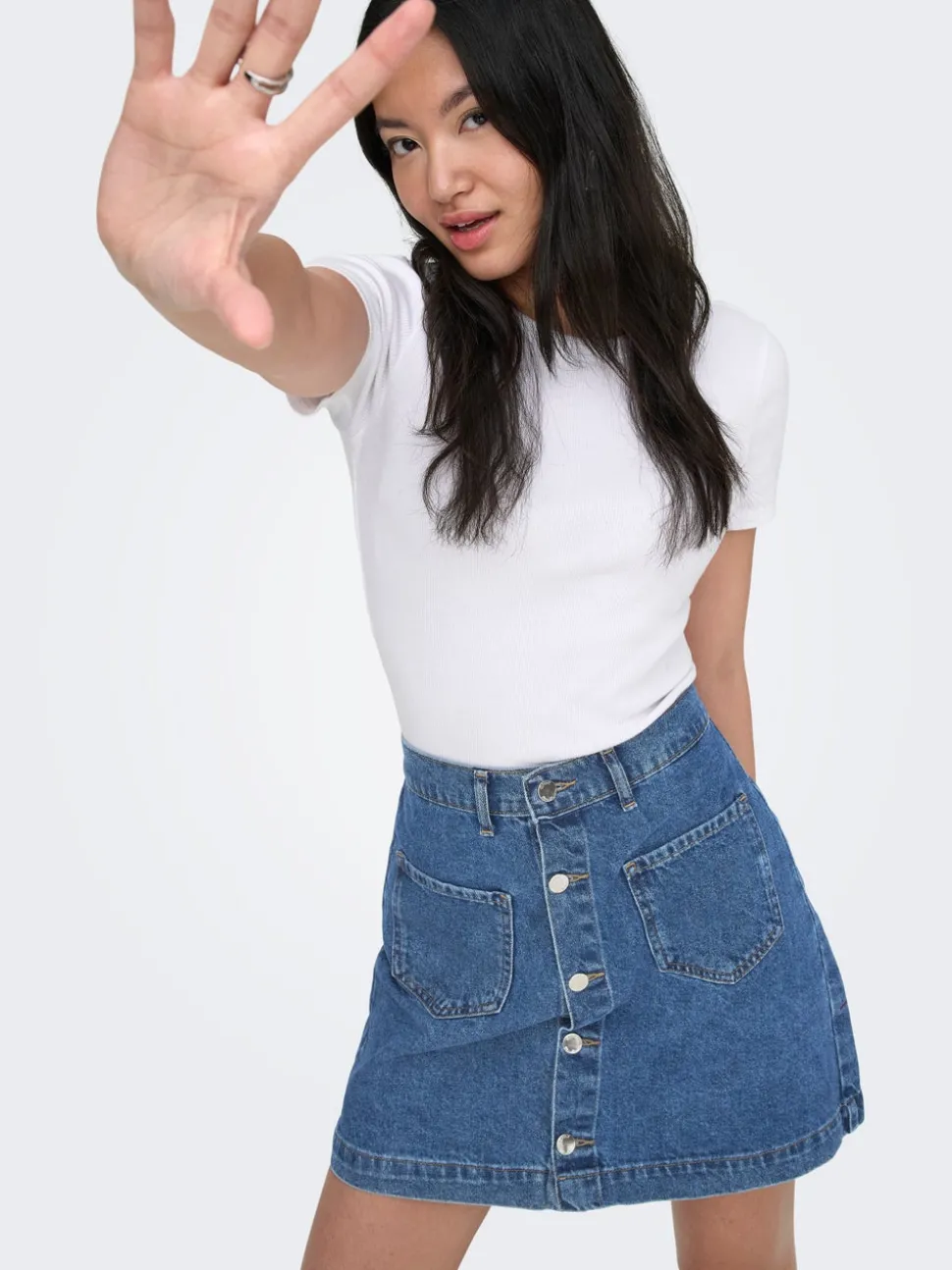 ONLAMAZING Denim Denimskjørt Kort skjørt