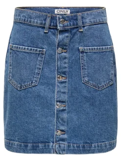 ONLAMAZING Denim Denimskjørt Kort skjørt