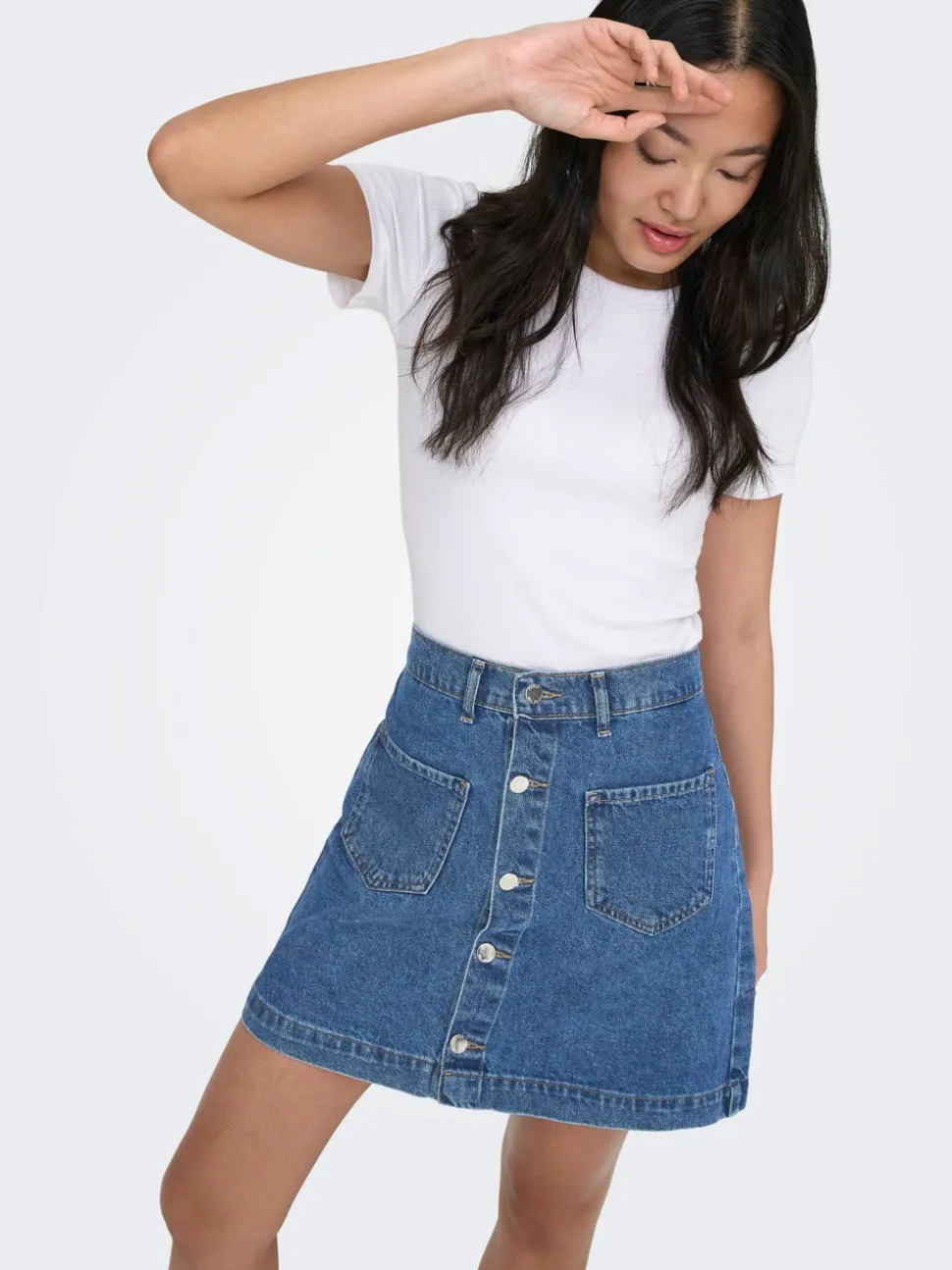 ONLAMAZING Denim Denimskjørt Kort skjørt