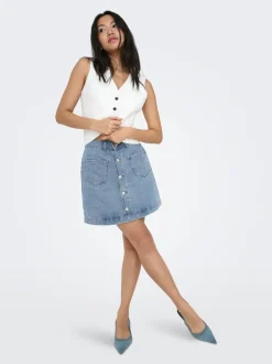 ONLAMAZING Denim Denimskjørt Kort skjørt