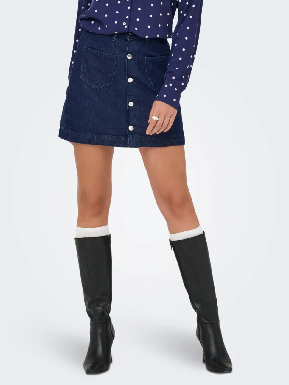 ONLAMAZING Denim Denimskjørt Kort skjørt