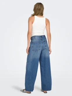 ONLAMBER Lav midje Baggy Fit Jeans