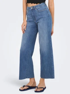 ONLANN-MADISON Høy midje Cropped Fit Jeans