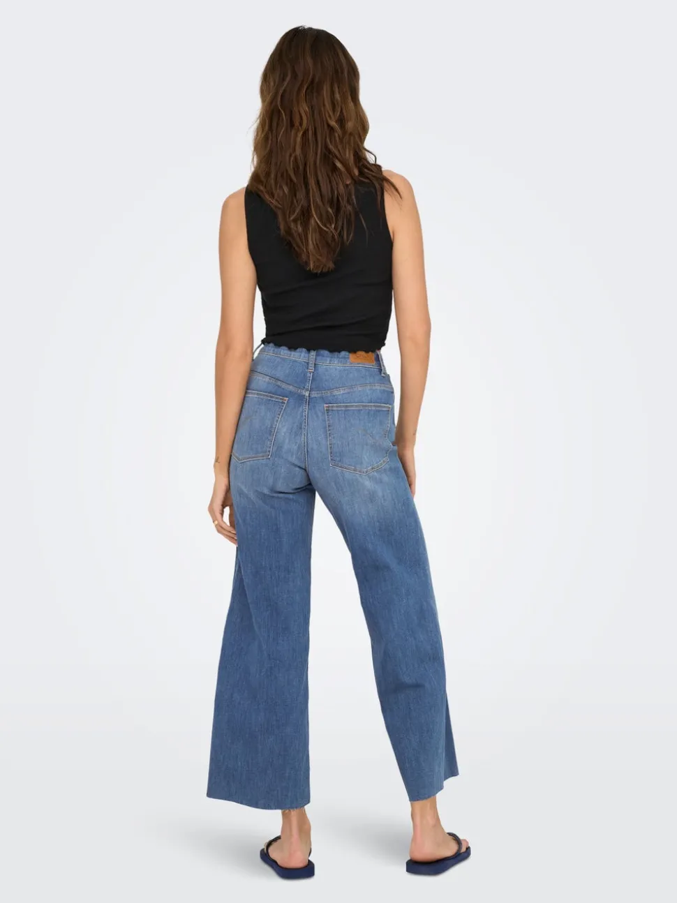 ONLANN-MADISON Høy midje Cropped Fit Jeans