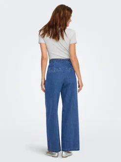 ONLARLENE Høy midje Wide Leg Fit Jeans