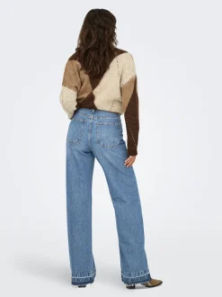 ONLBAILEY Høy midje Wide Leg Fit Jeans