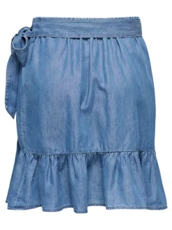 ONLBEA Denim Denimskjørt Kort skjørt