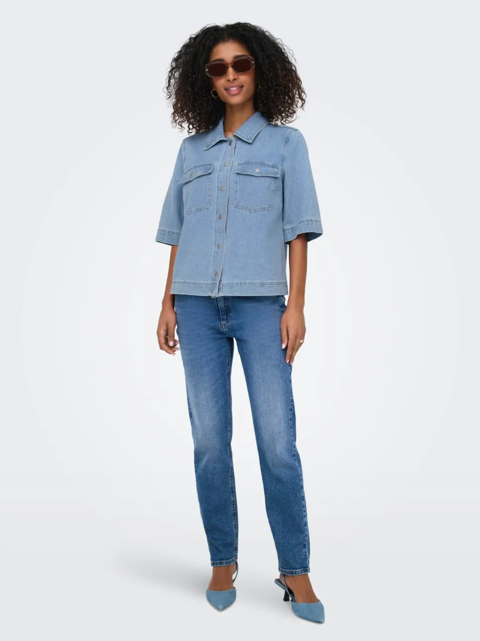 ONLBELLE Denimskjorte